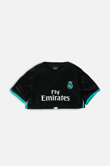 Rework Crop Madrid Soccer Jersey - XS