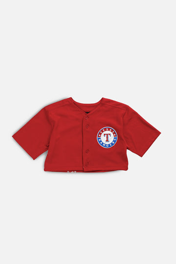 Rework Crop Texas Rangers MLB Jersey - XS
