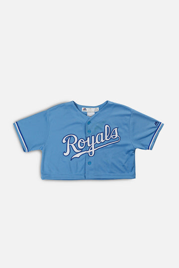 Rework Crop Kansas City Royals MLB Jersey - S