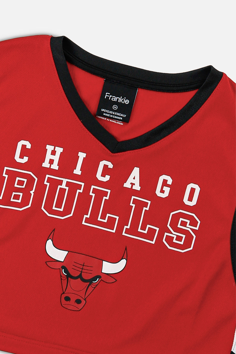 Rework Chicago Bulls NBA Crop Jersey - XS