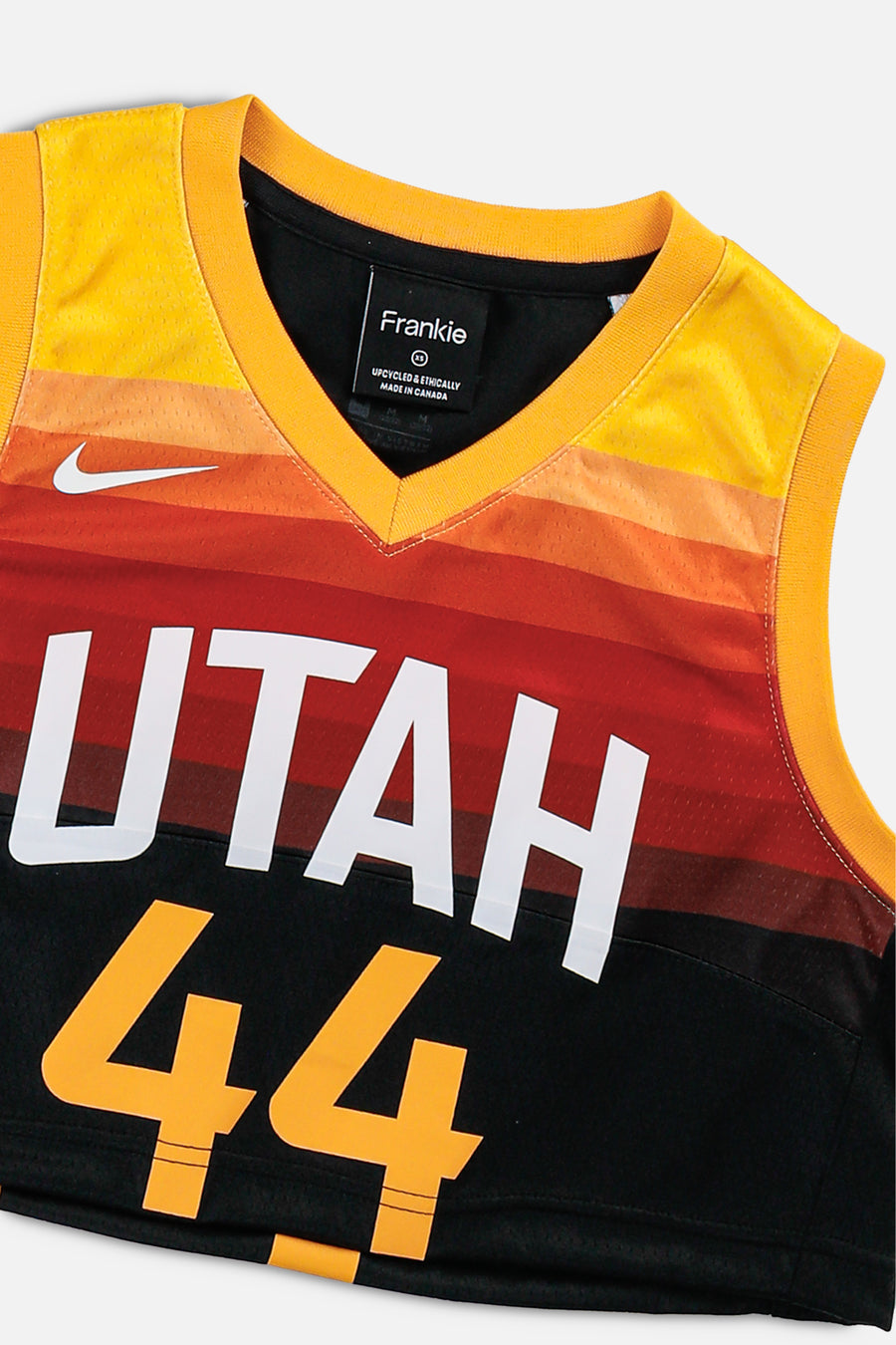 Rework Utah Jazz NBA Crop Jersey - XS