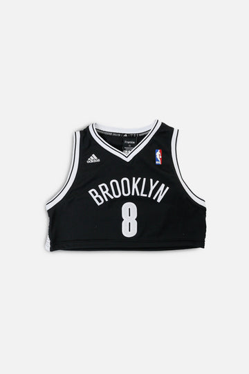 Rework Brooklyn Nets NBA Crop Jersey - S