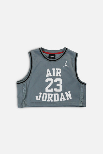 Rework Air Jordan Crop Jersey - XS