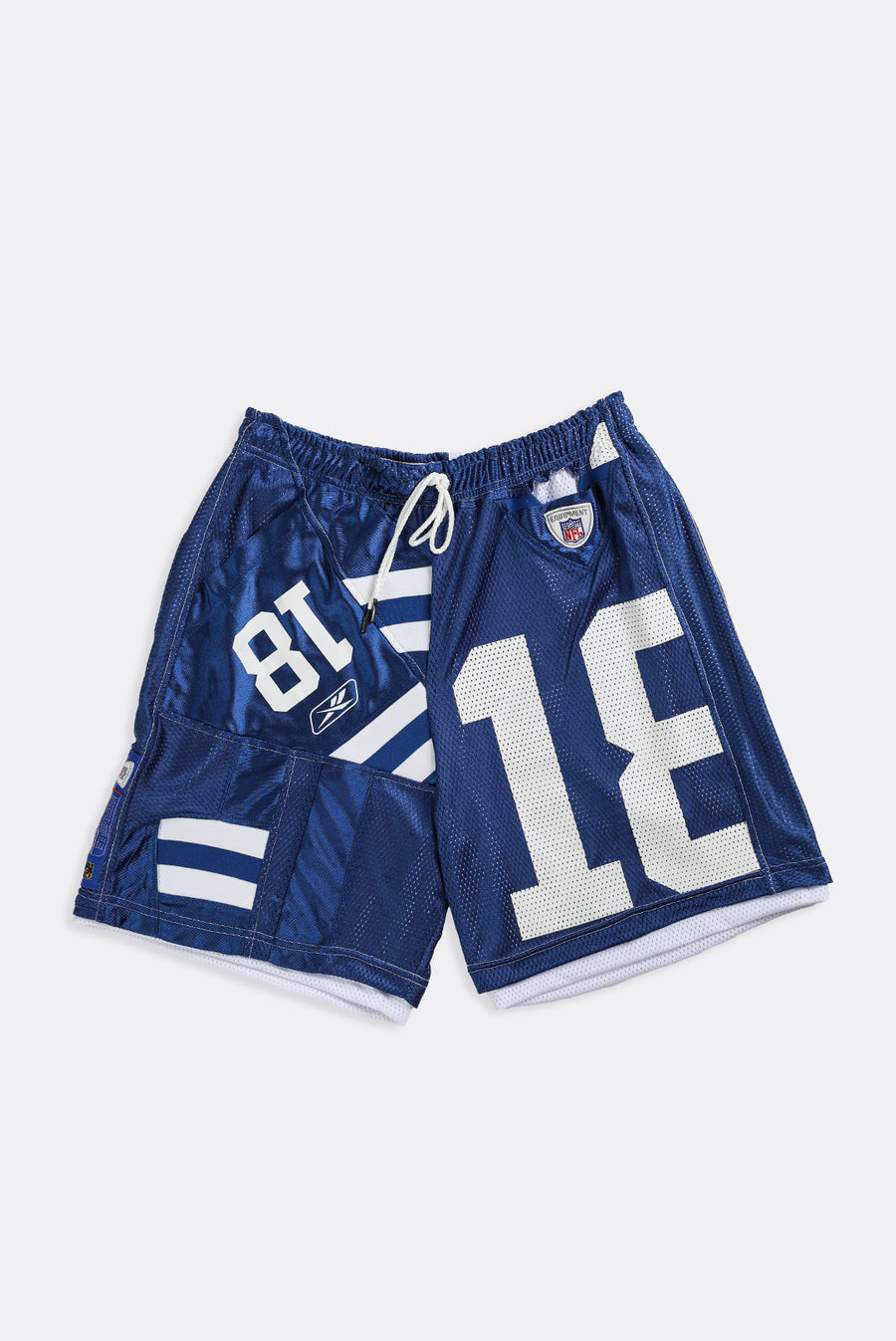 Unisex Rework Colts NFL Jersey Shorts - Women-L, Men-M