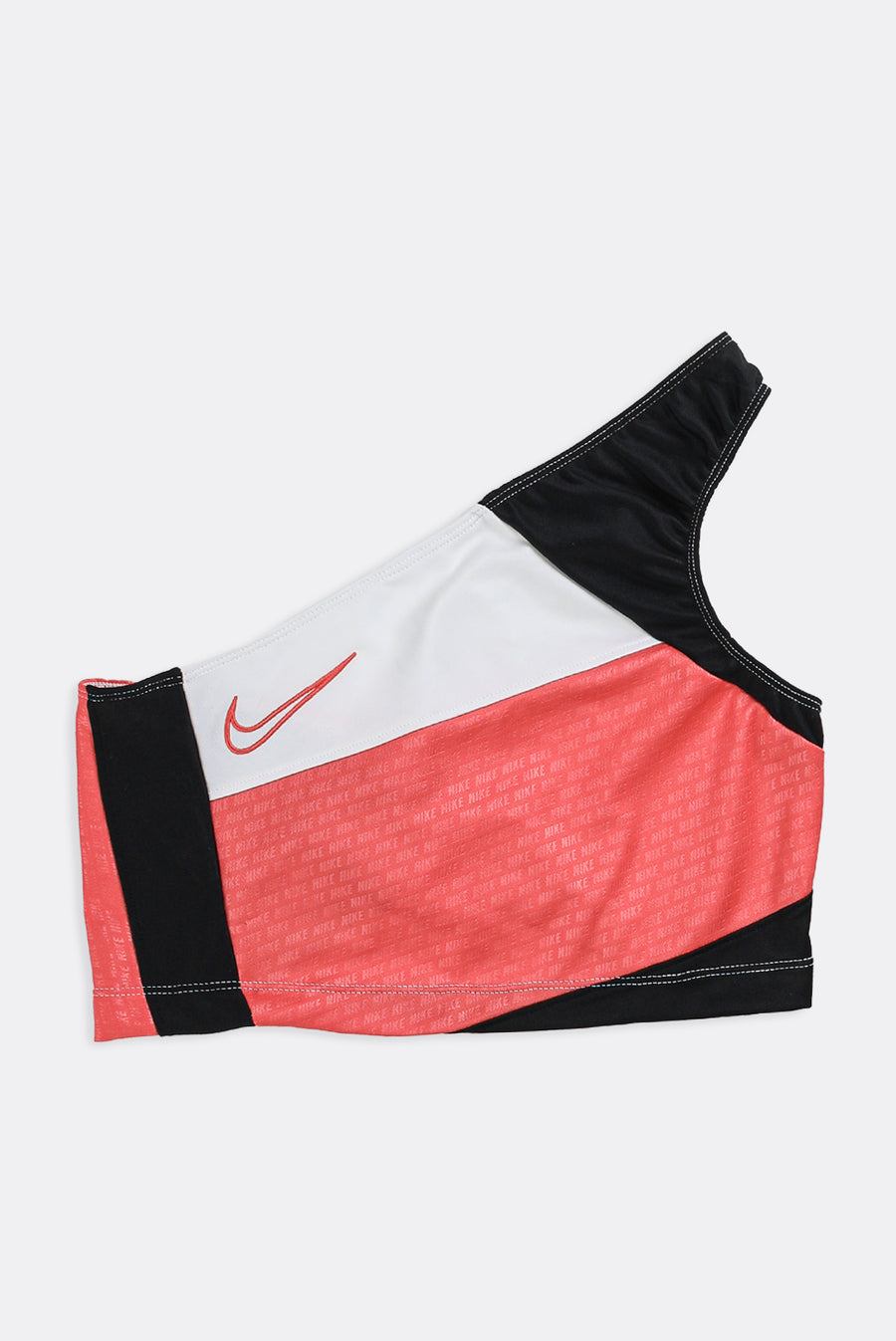 Rework Nike Lace Up One Shoulder Tank - S