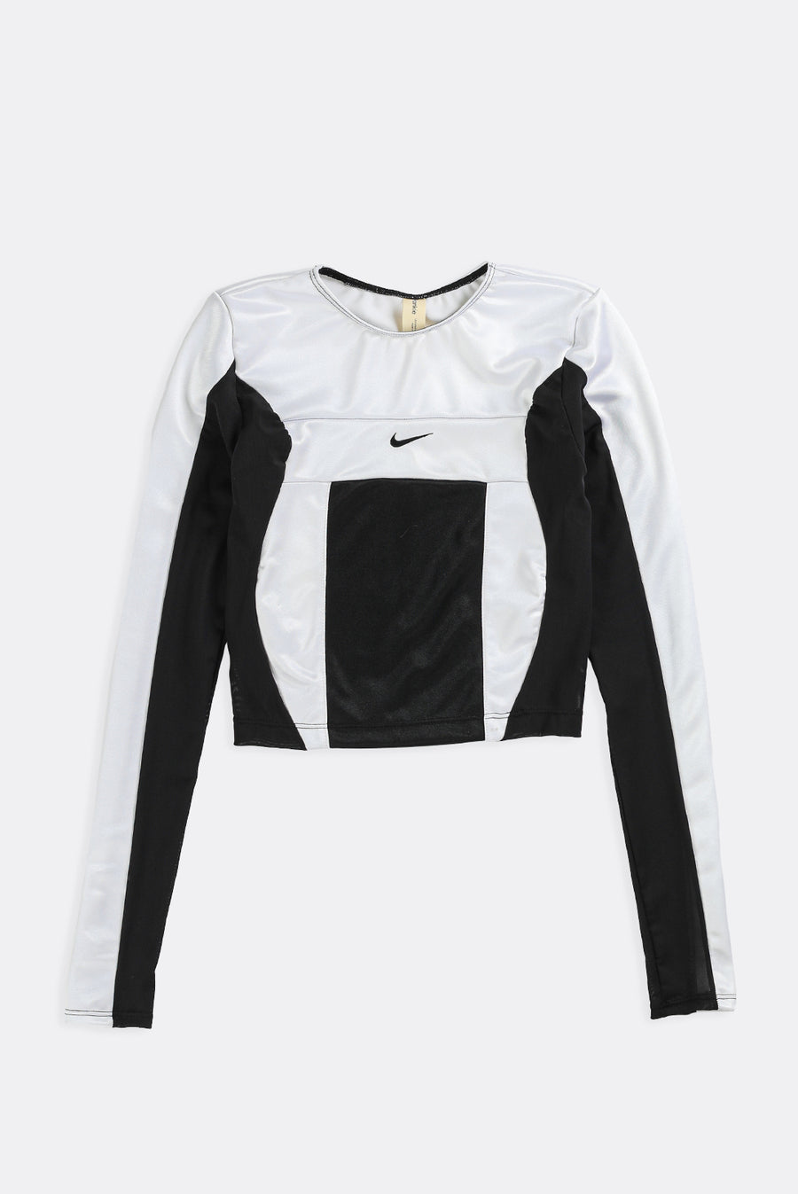 Rework Nike Wave Mesh Long Sleeve Top - XS