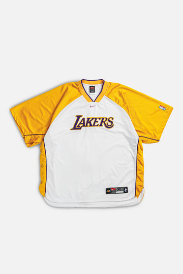 Vintage LA Lakers NBA Warm Up Tee - XL