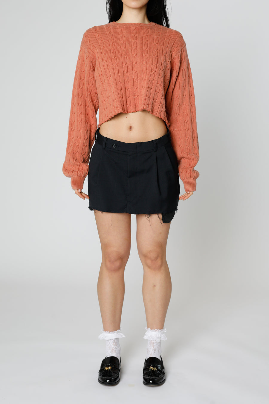 Rework Trouser Skirt - S
