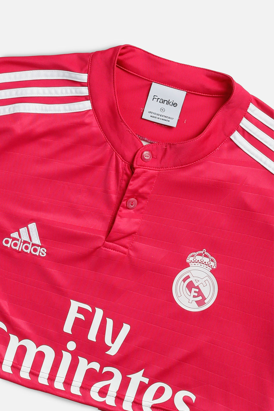 Rework Crop Madrid Soccer Jersey - M