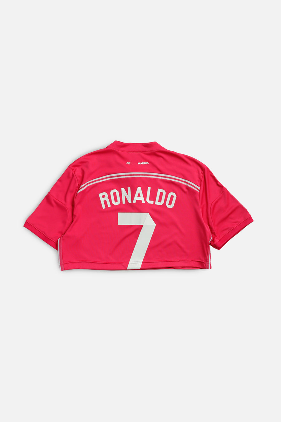 Rework Crop Madrid Soccer Jersey - M