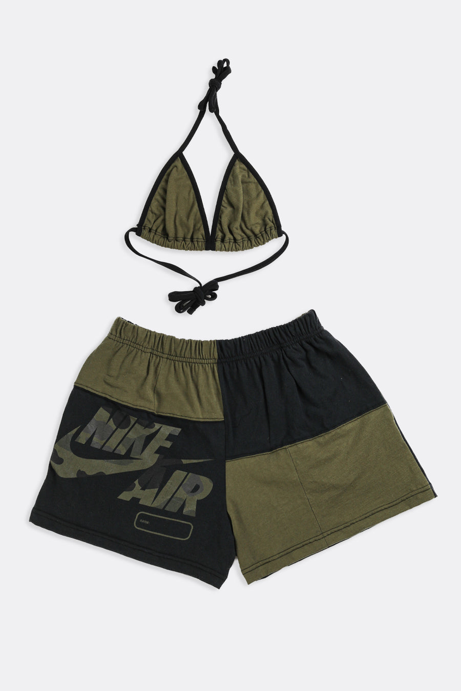 Rework Nike Patchwork Tee Shorts Set - M – Frankie Collective