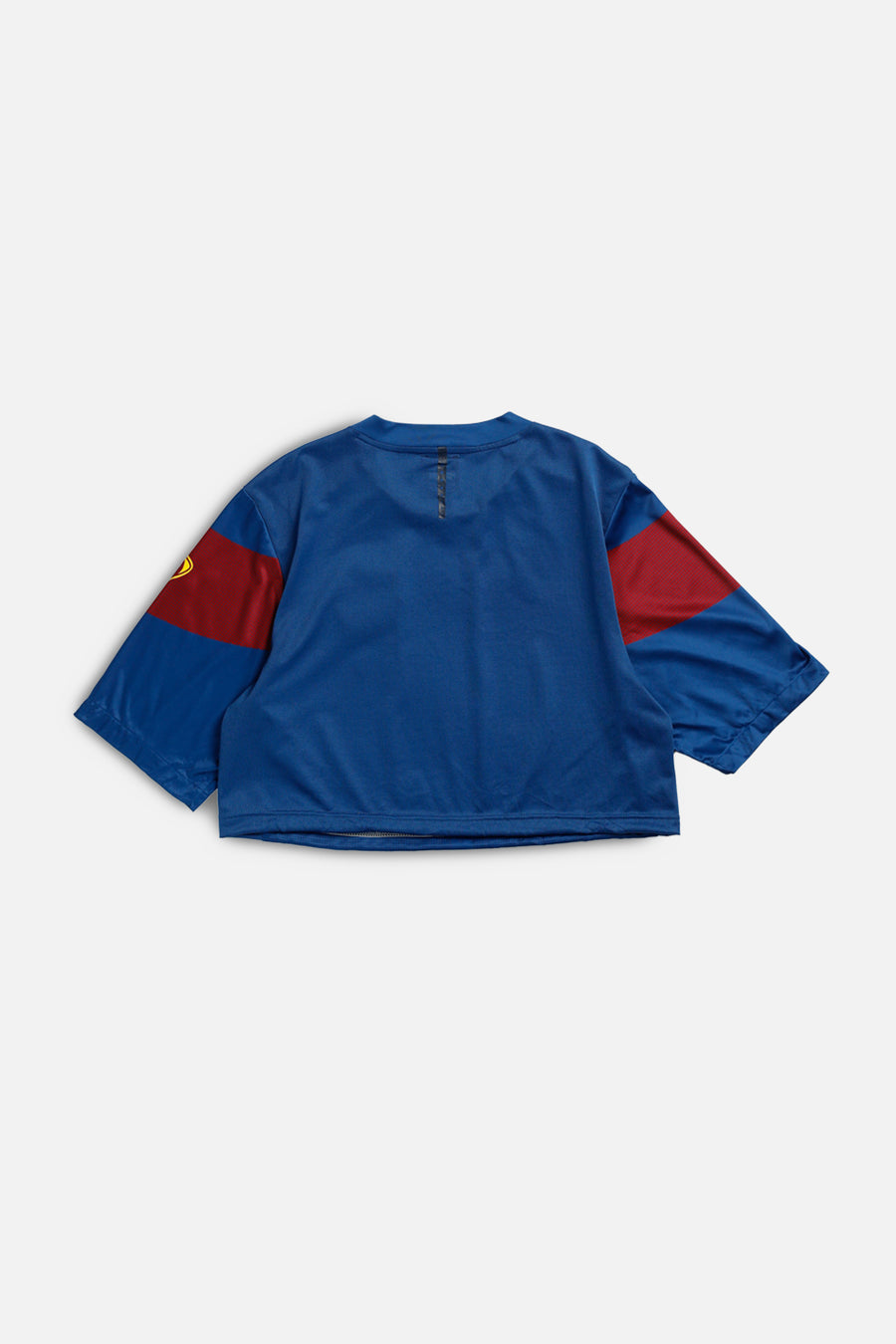 Rework Crop Barcelona Soccer Jersey - S