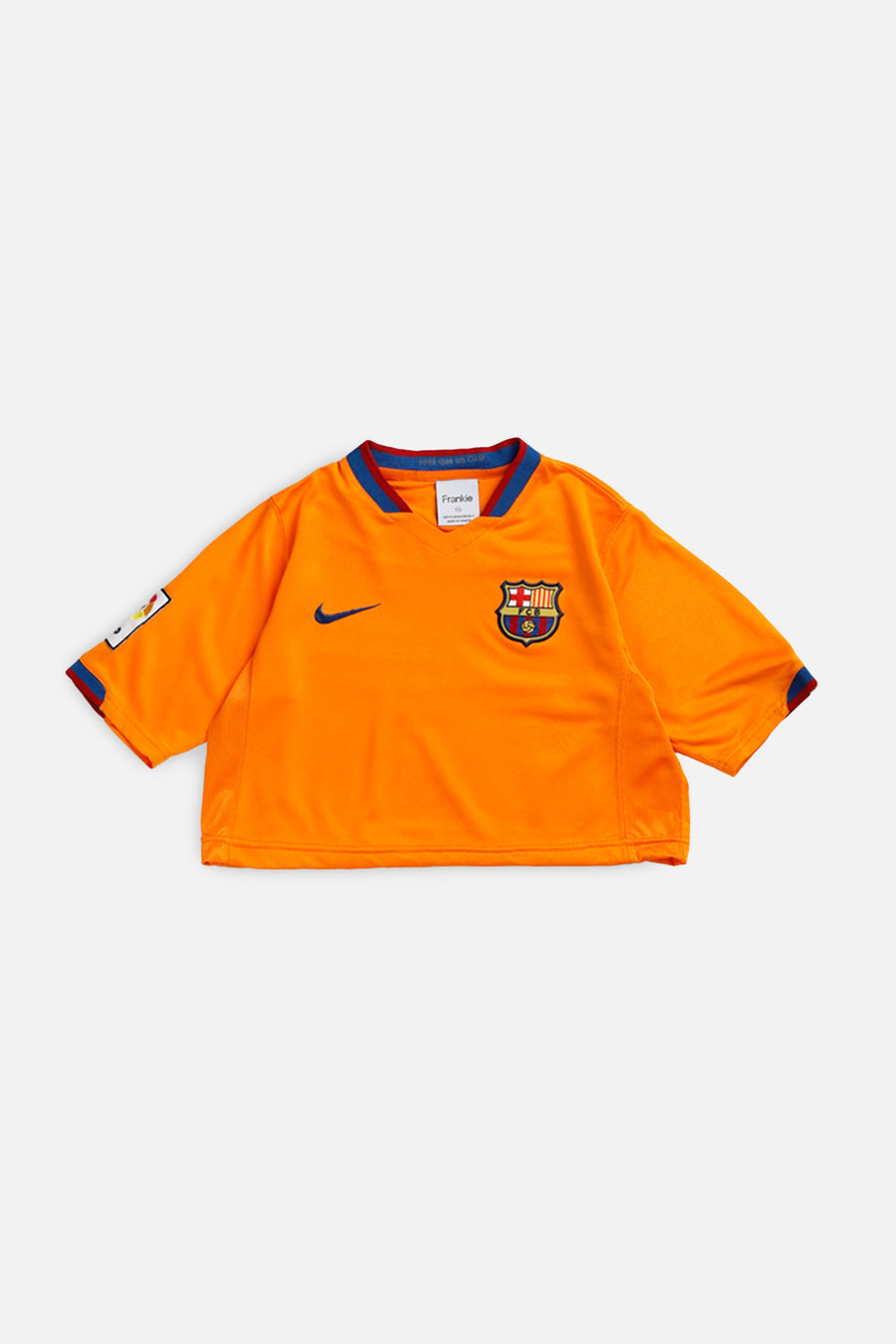 Rework Crop Barcelona Soccer Jersey - XS