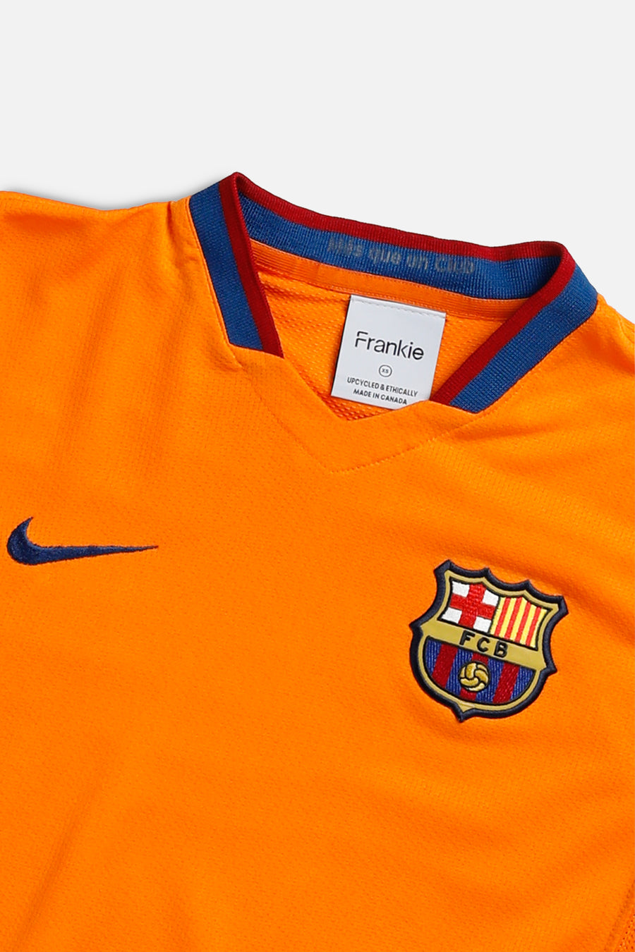 Rework Crop Barcelona Soccer Jersey - XS