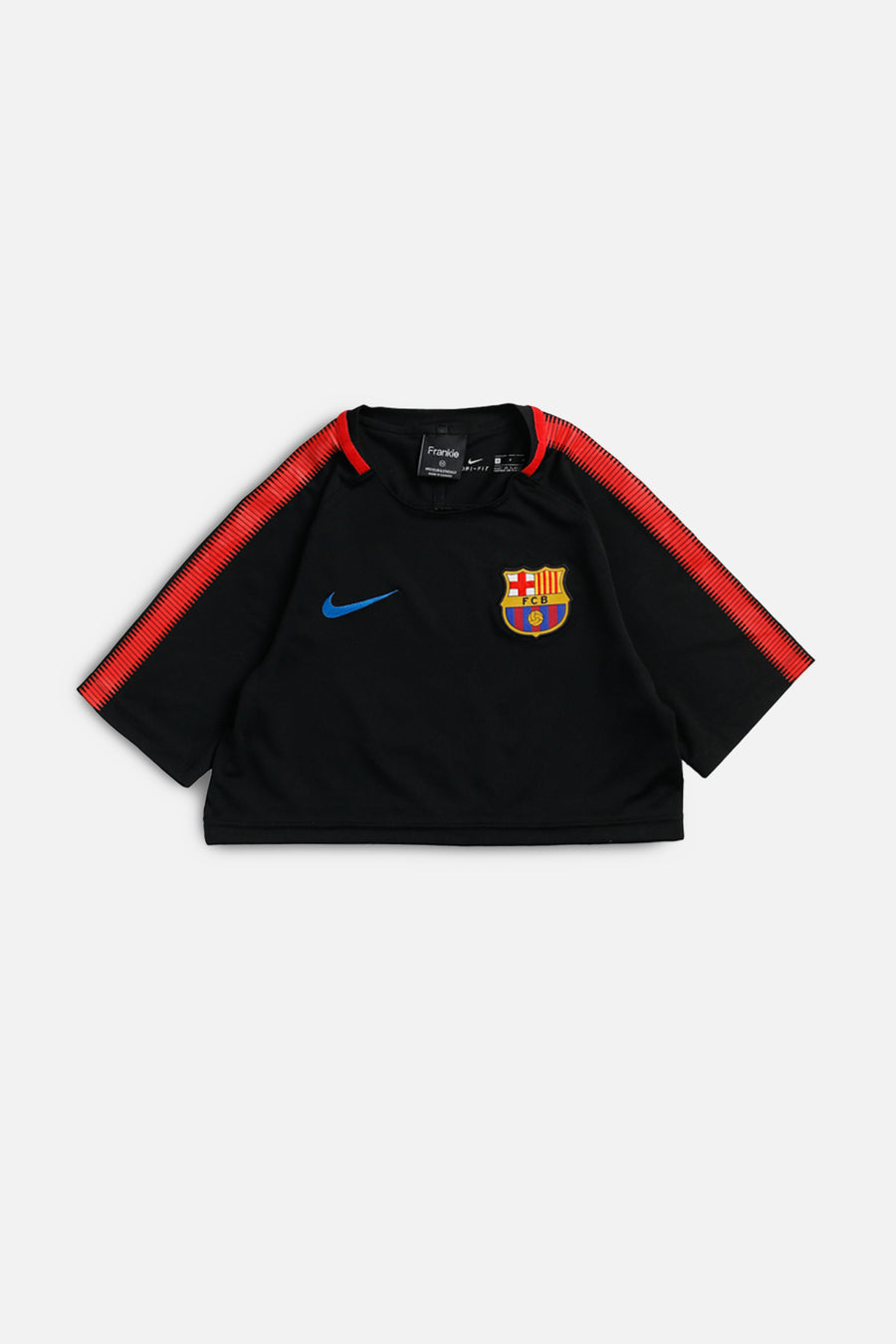 Rework Crop Barcelona Soccer Jersey - XS