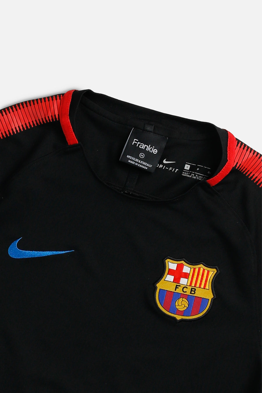 Rework Crop Barcelona Soccer Jersey - XS