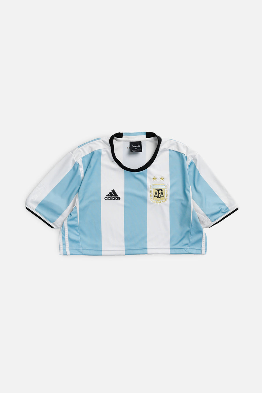 Rework Crop Argentina Soccer Jersey - M