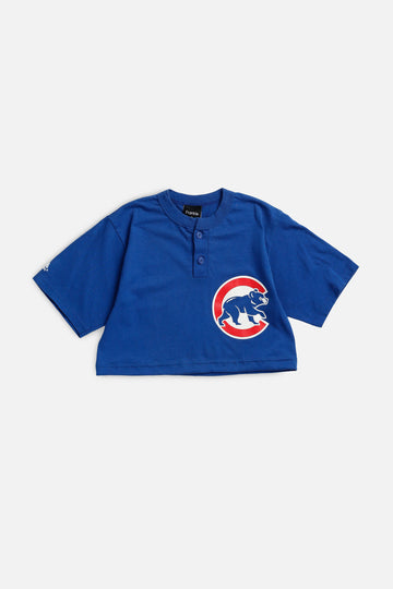 Rework Cubs MLB Crop Tee