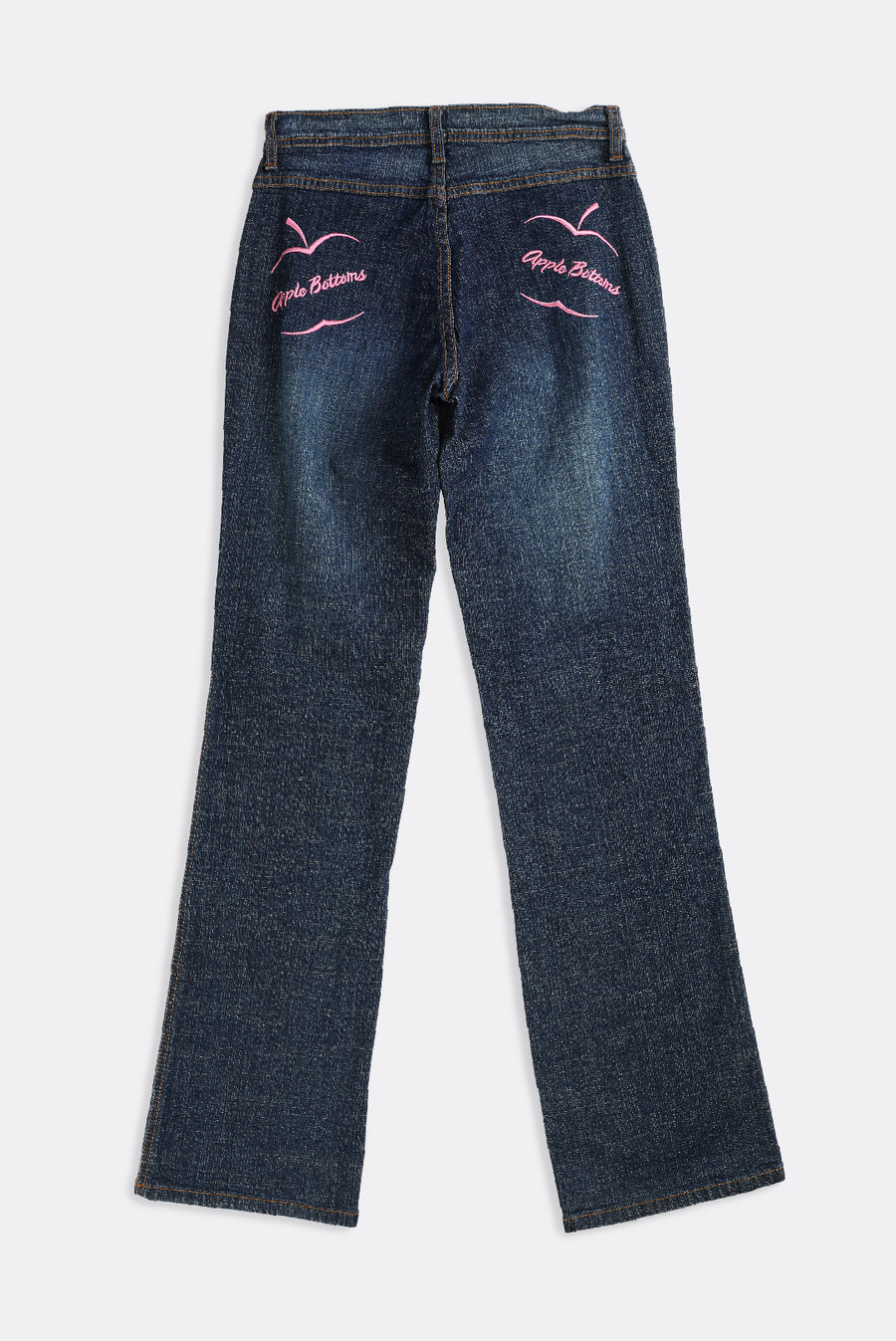 Deadstock Apple Bottom Pink Embroidered Denim Pants - W26