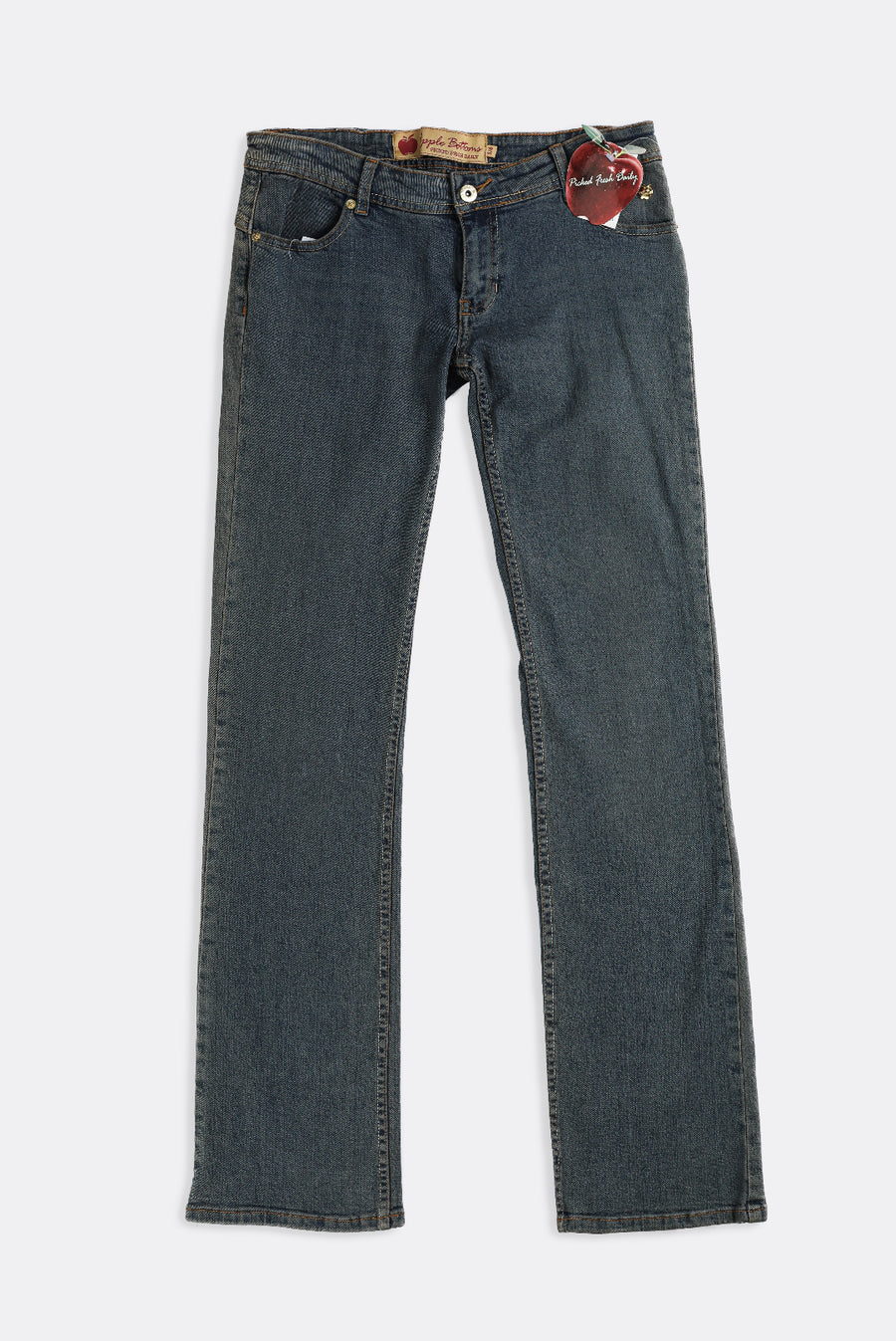 Deadstock Apple Bottom Classic Embroidered Denim Pants - W32