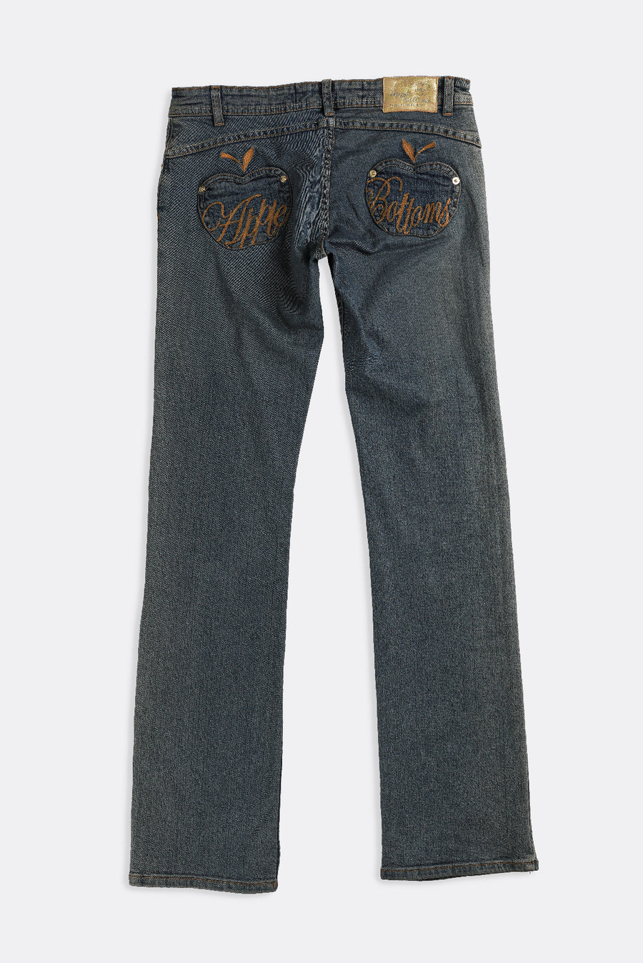 Deadstock Apple Bottom Classic Embroidered Denim Pants - W32