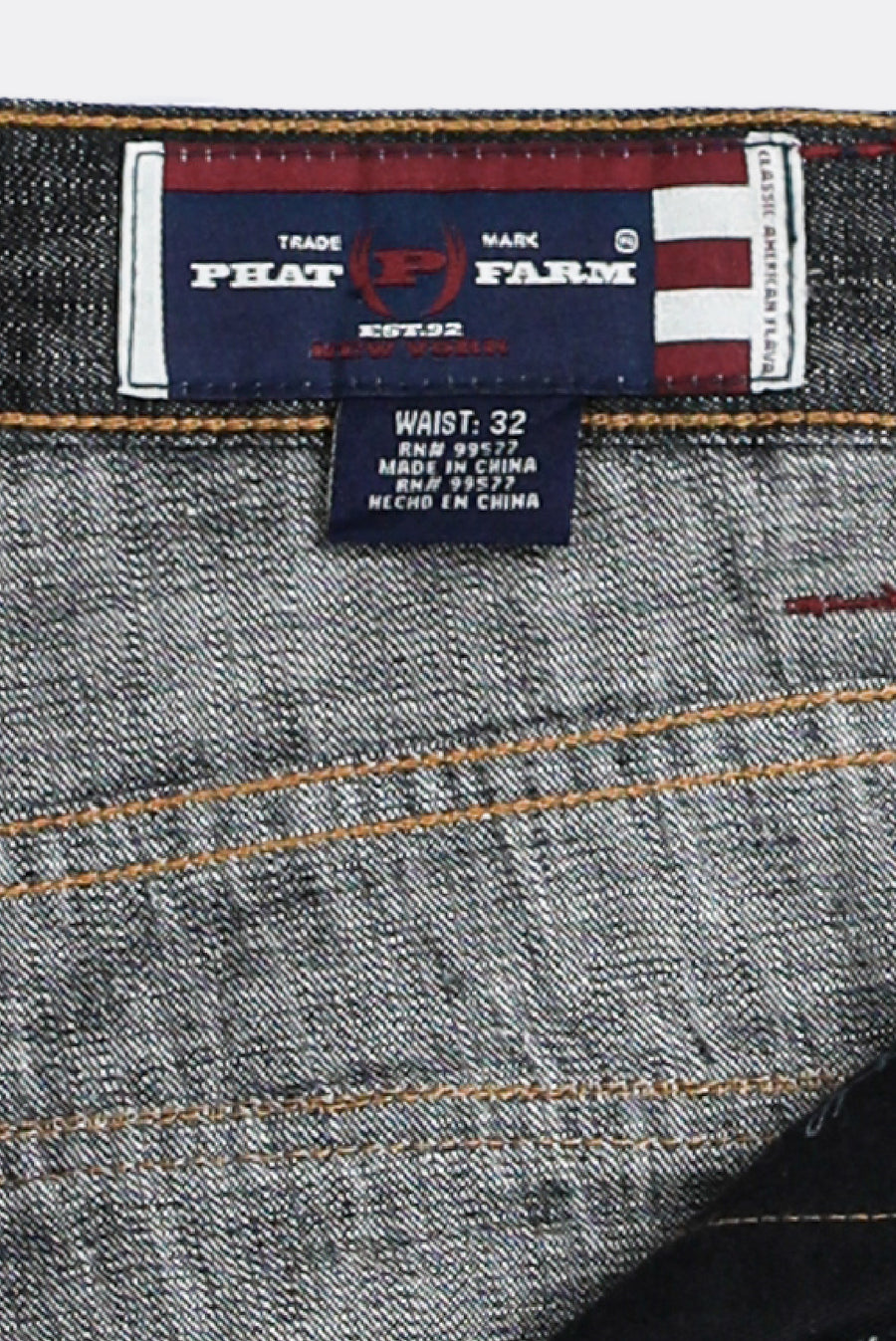 Deadstock Phat Farm Denim Shorts  - W34