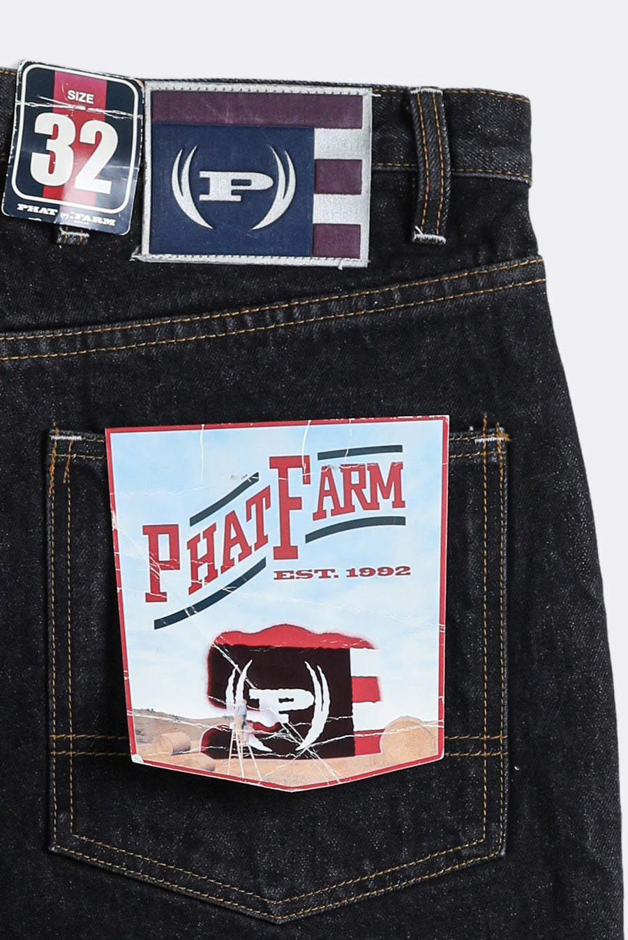 Deadstock Phat Farm Denim Shorts  - W35