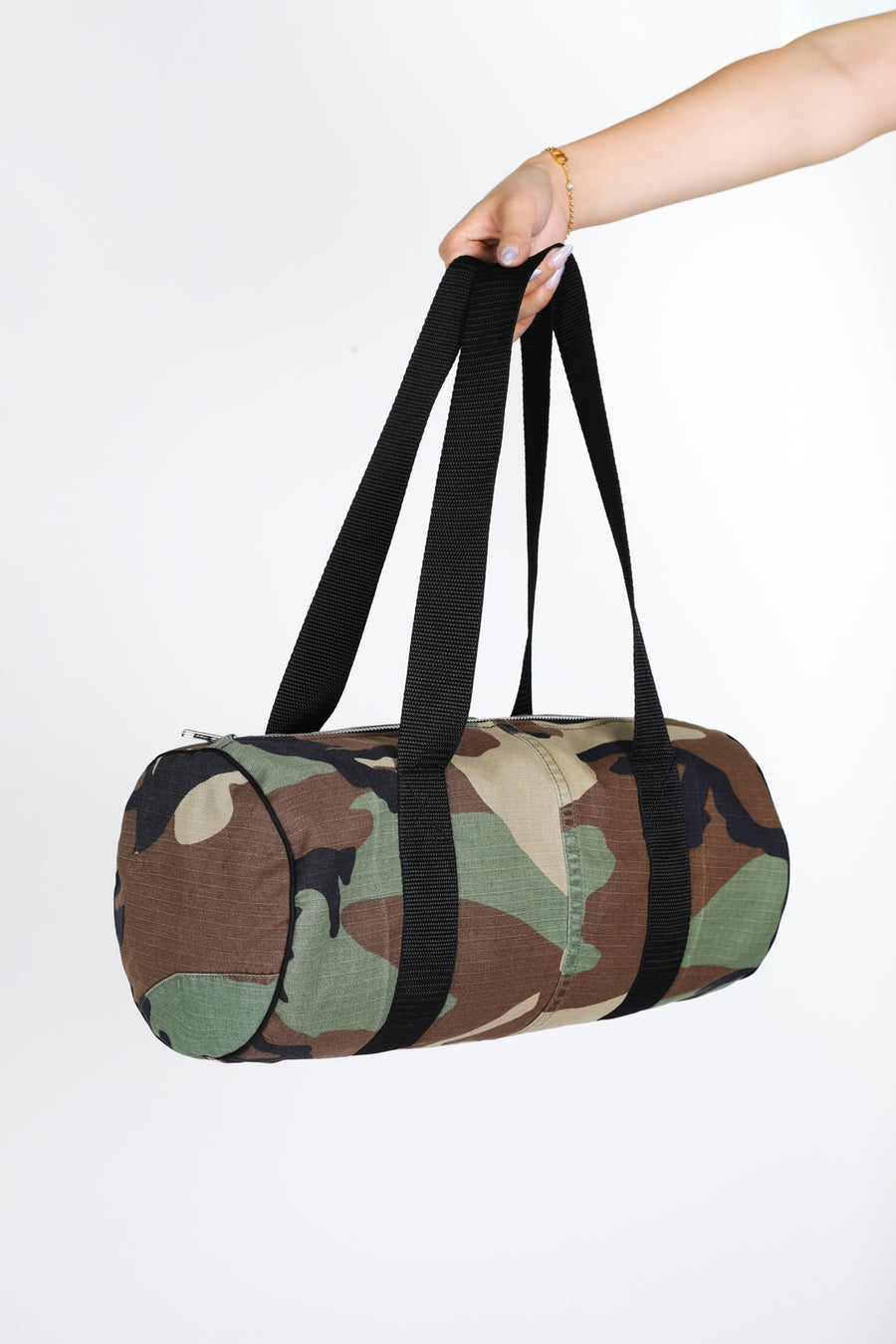 Rework Camo Medium Duffle Bag