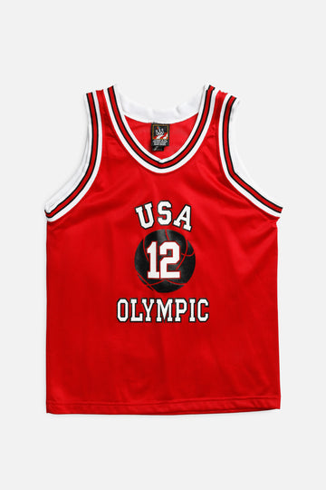 Vintage Olympics USA Basketball Jersey - S