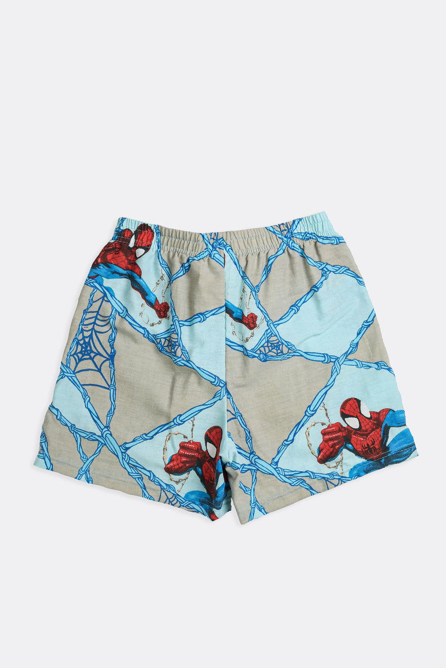Unisex Rework Spiderman Boxer Shorts - S