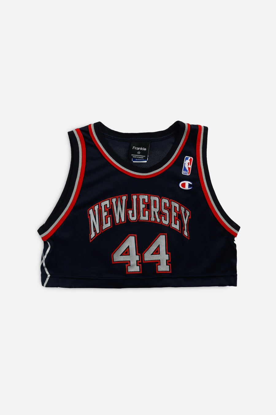 Rework New Jersey Nets NBA Crop Jersey - XS