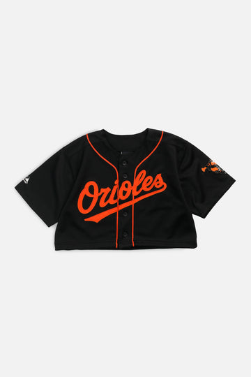 Rework Crop Baltimore Orioles MLB Jersey - S