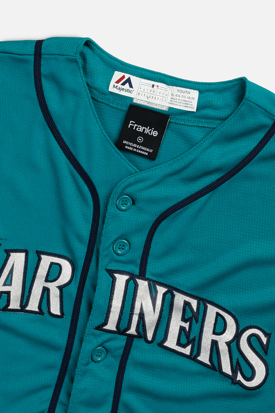 Rework Crop Seattle Mariners MLB Jersey - M