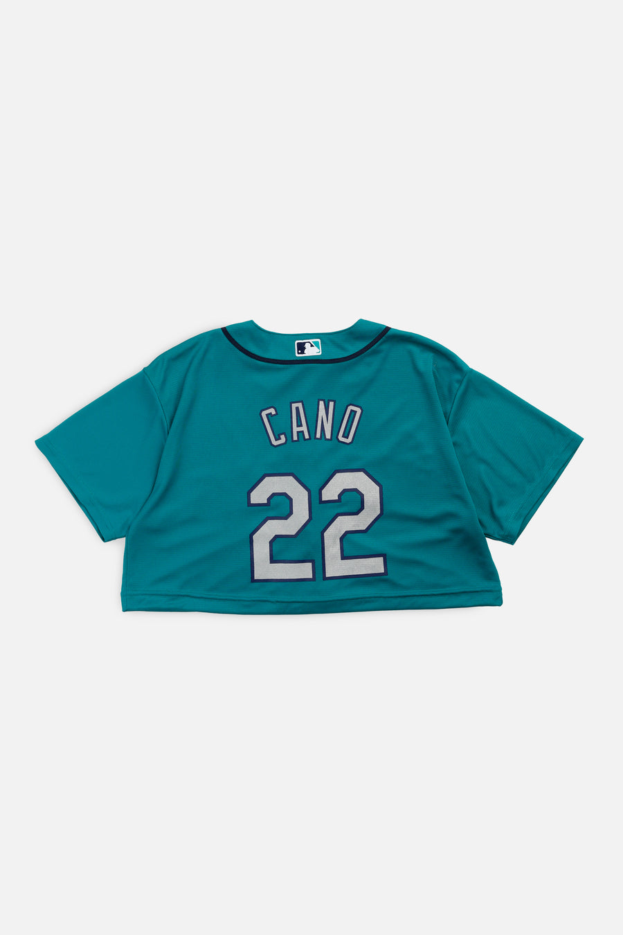 Rework Crop Seattle Mariners MLB Jersey - M