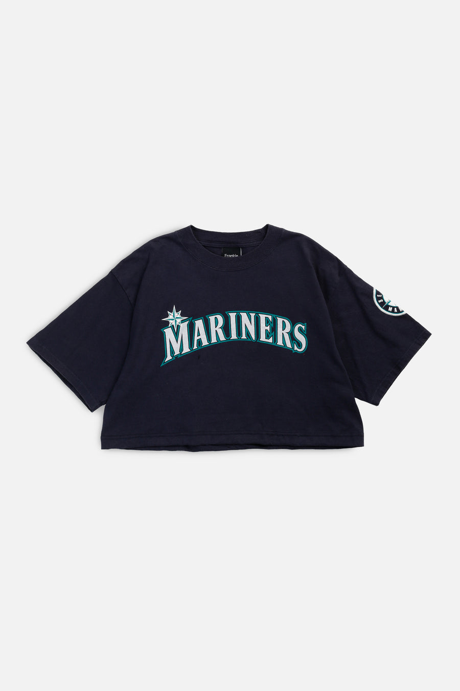 Rework Seattle Mariners MLB Crop Tee - M