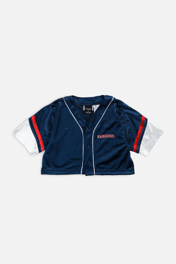 Rework Crop Texas Rangers MLB Jersey - XS