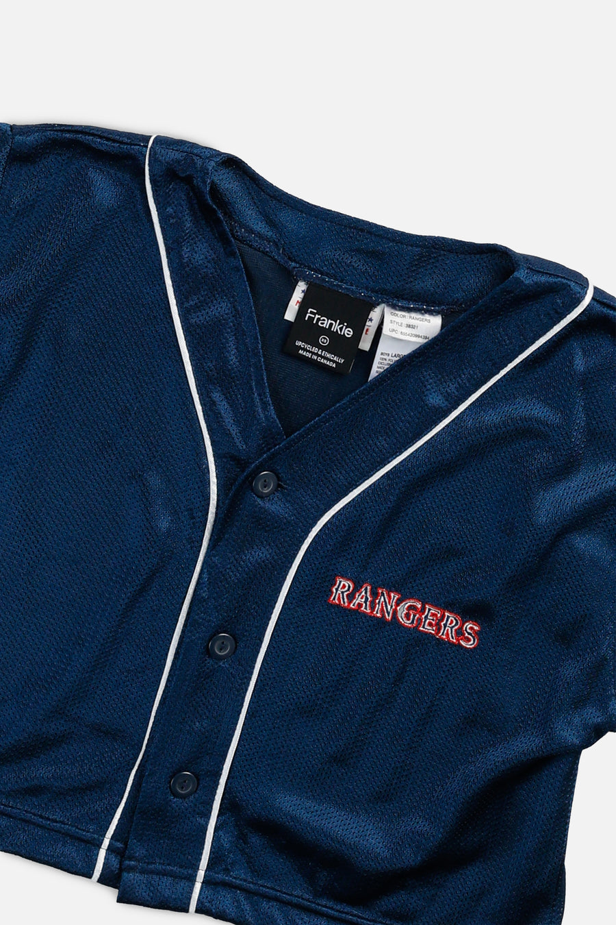 Rework Crop Texas Rangers MLB Jersey - XS