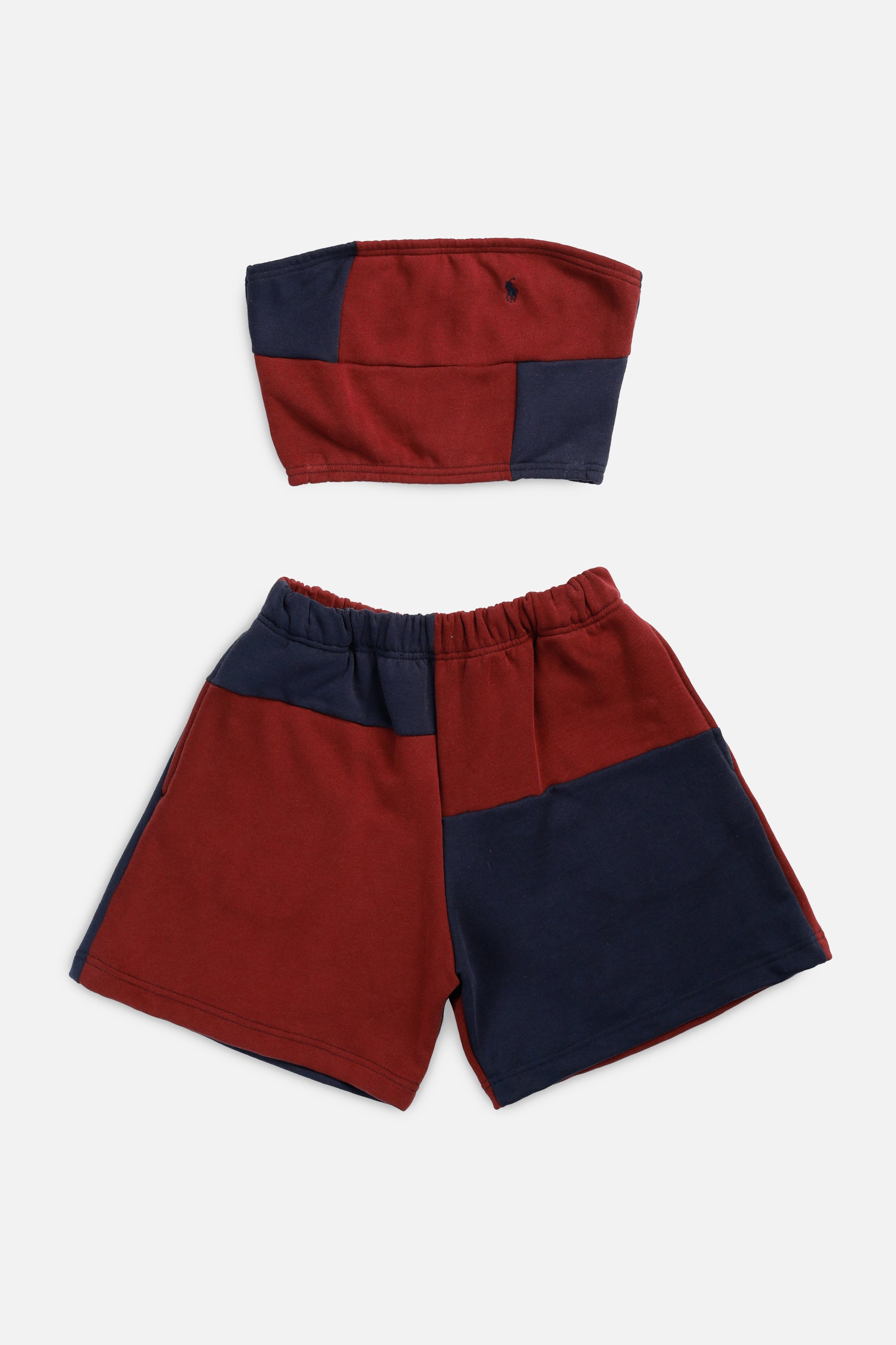 Rework Champion Patchwork Sweatshort Set - store 3XL