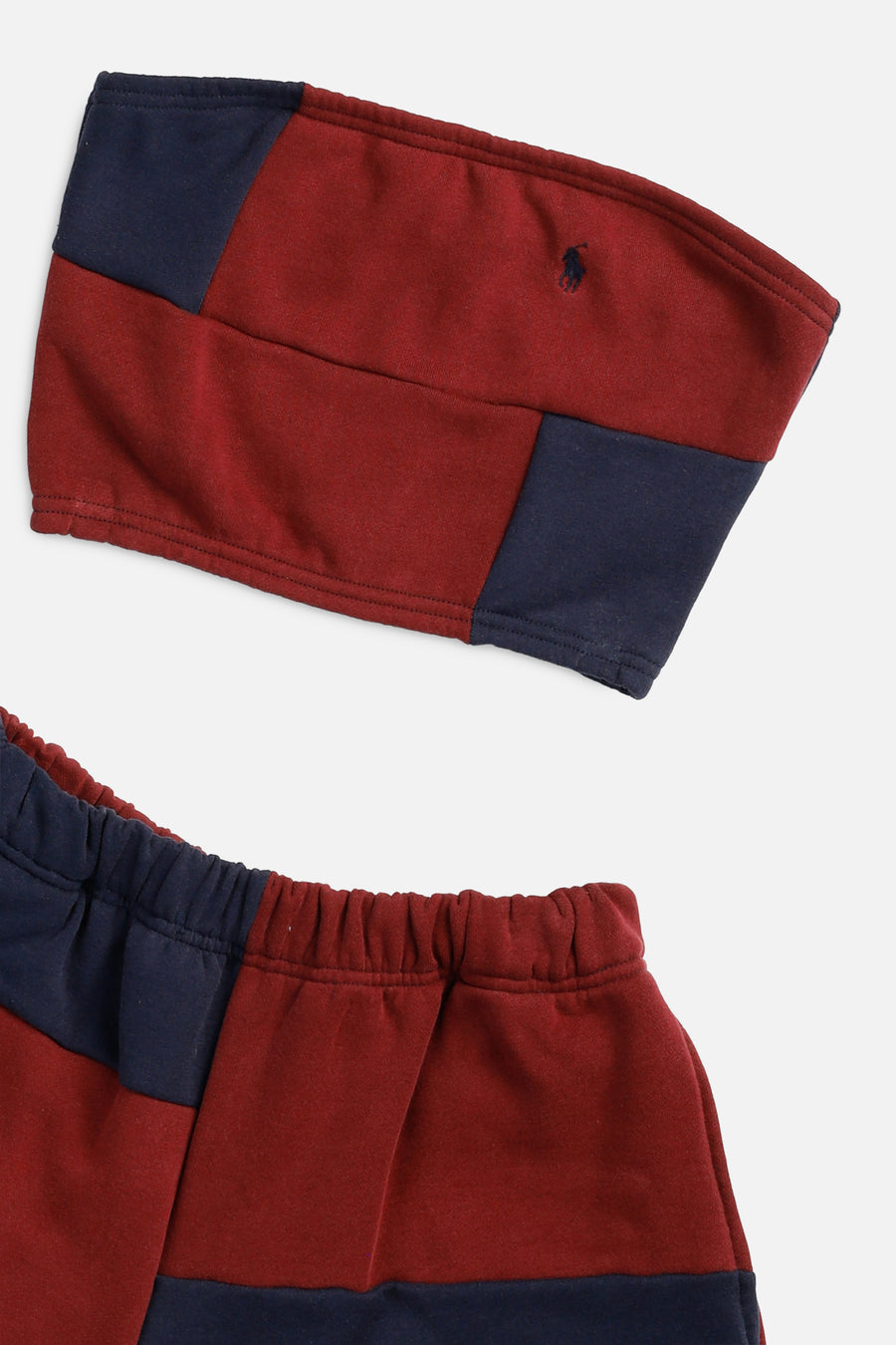 Rework Patchwork Sweatshorts Set - XS