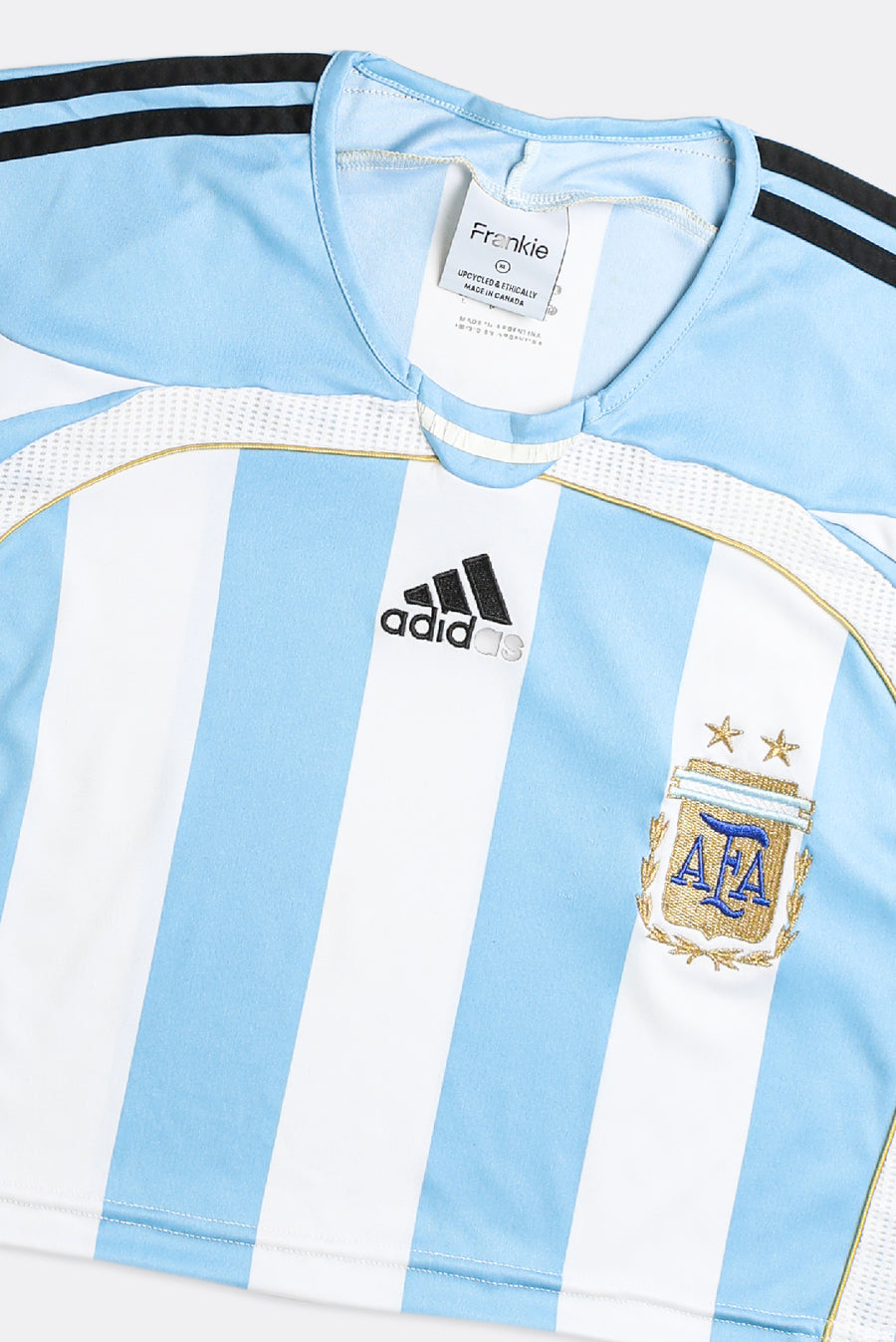 Rework Argentina Crop Soccer Jersey - S, XL