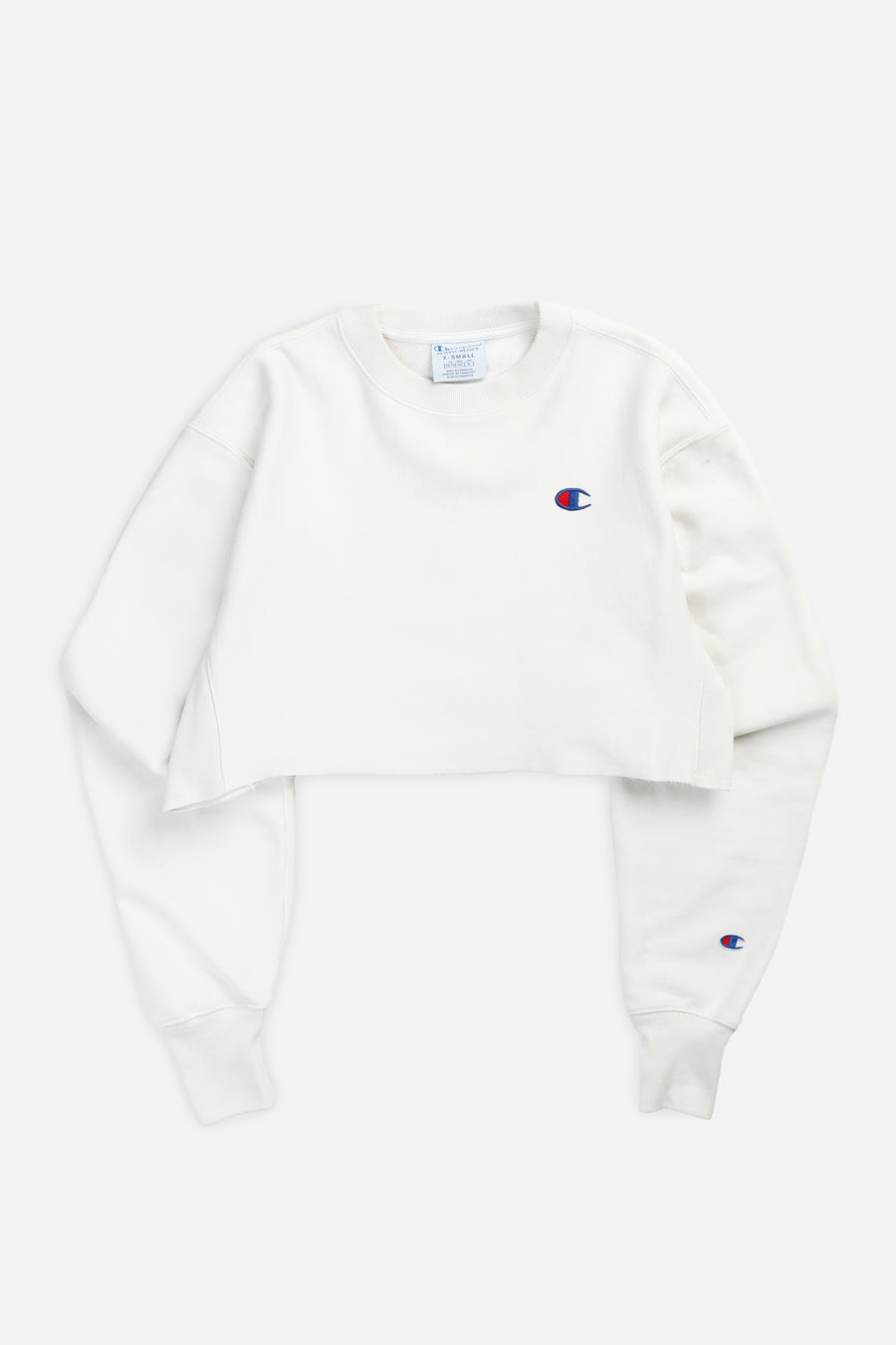 Rework Champion Crop Sweatshirt - M