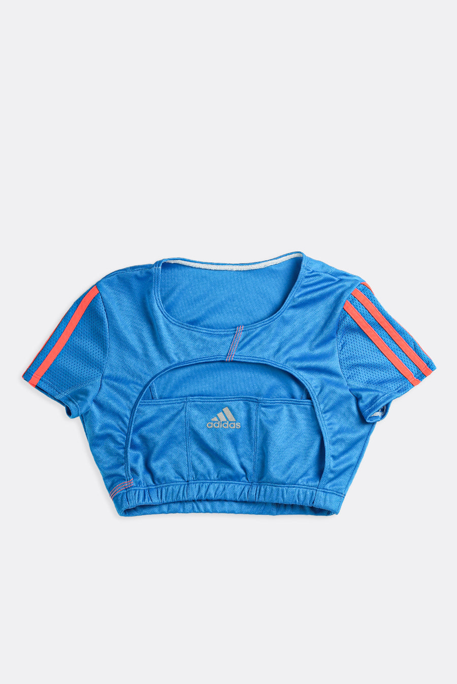 Rework Adidas Athletic Cut Out Tee - M
