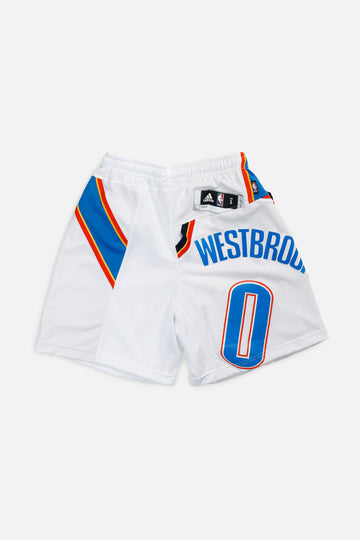 Unisex Rework Oklahoma City Thunder NBA Jersey Shorts - S