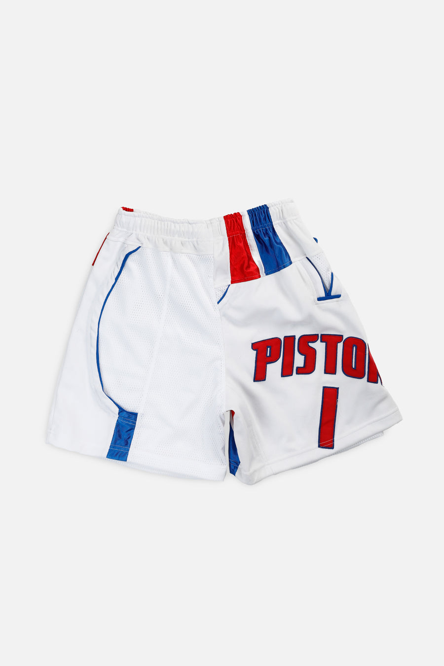 Unisex Rework Detroit Pistons NBA Jersey Shorts - S