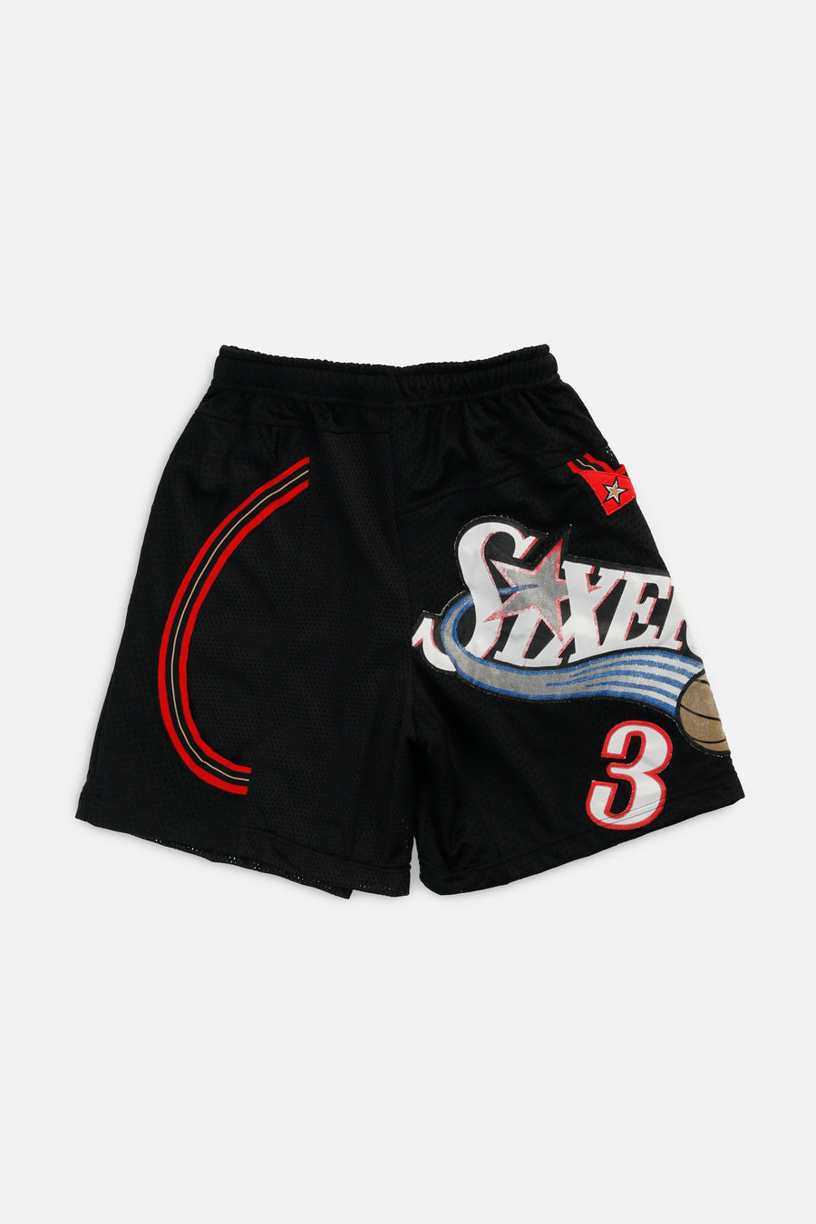 Unisex Rework Philadelphia 76ers NBA Jersey Shorts - XS