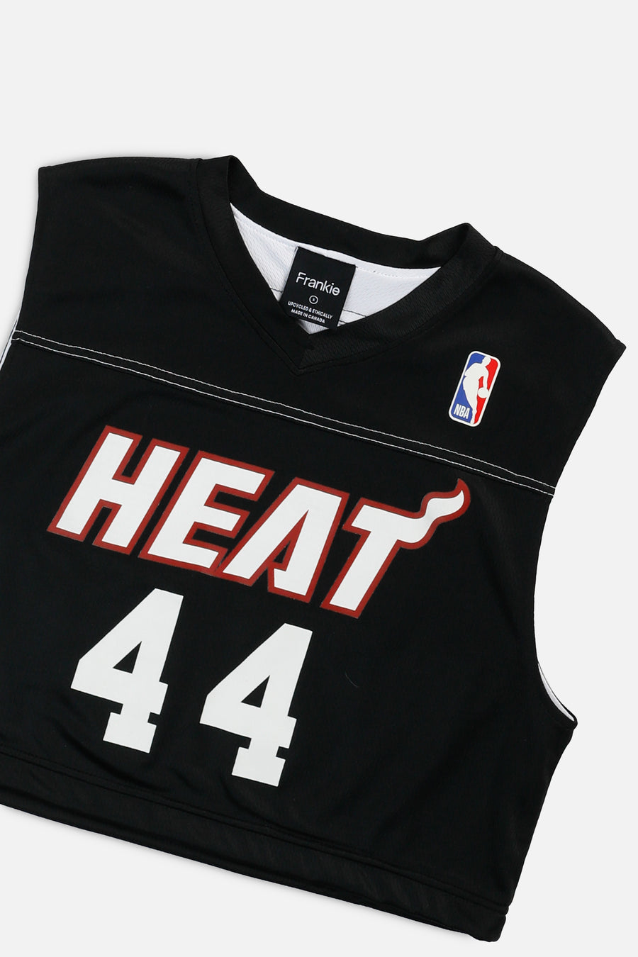 Rework Miami Heat NBA Crop Jersey - S