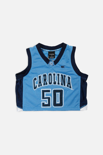 Rework North Carolina NCAA Crop Basketball Jersey - XS