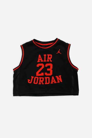 Rework Air Jordan Crop Jersey - S