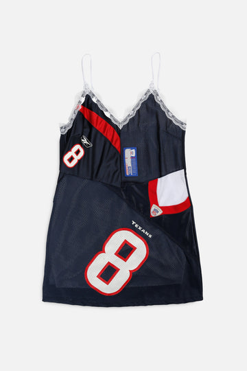 Rework Houston Texans NFL Lace Dress - XL