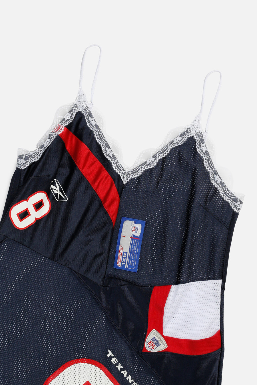 Rework Houston Texans NFL Lace Dress - XL